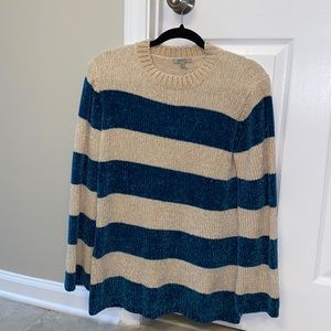 Oversized striped sweater